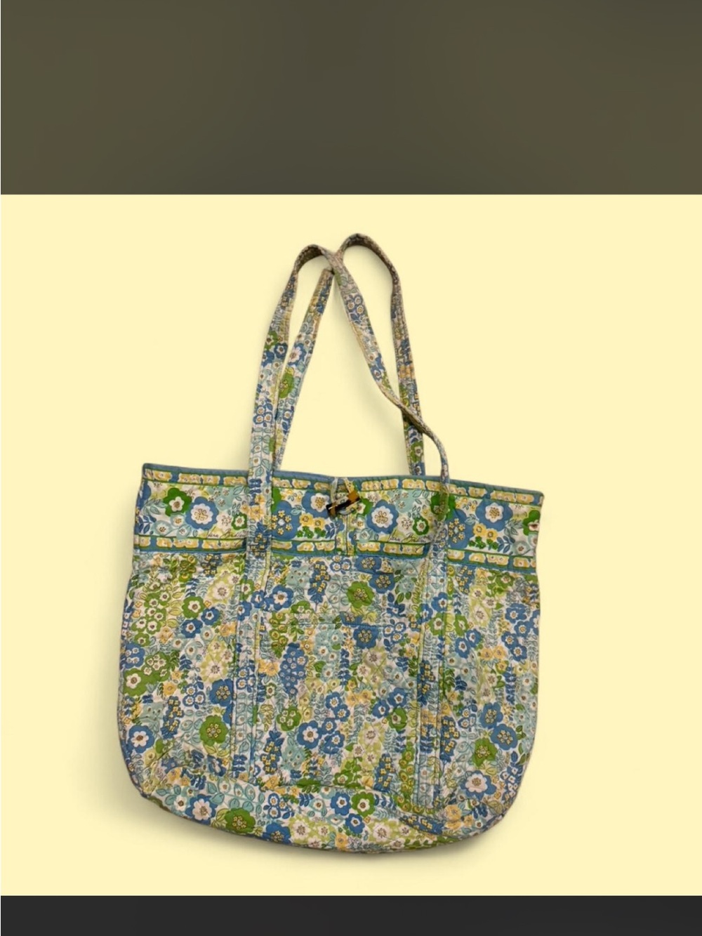 Vintage Vera Bradley English Meadow Tote Bag